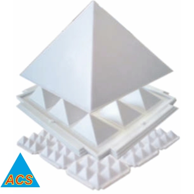 ACS Pyramid Set - White Economy 4.5'' 