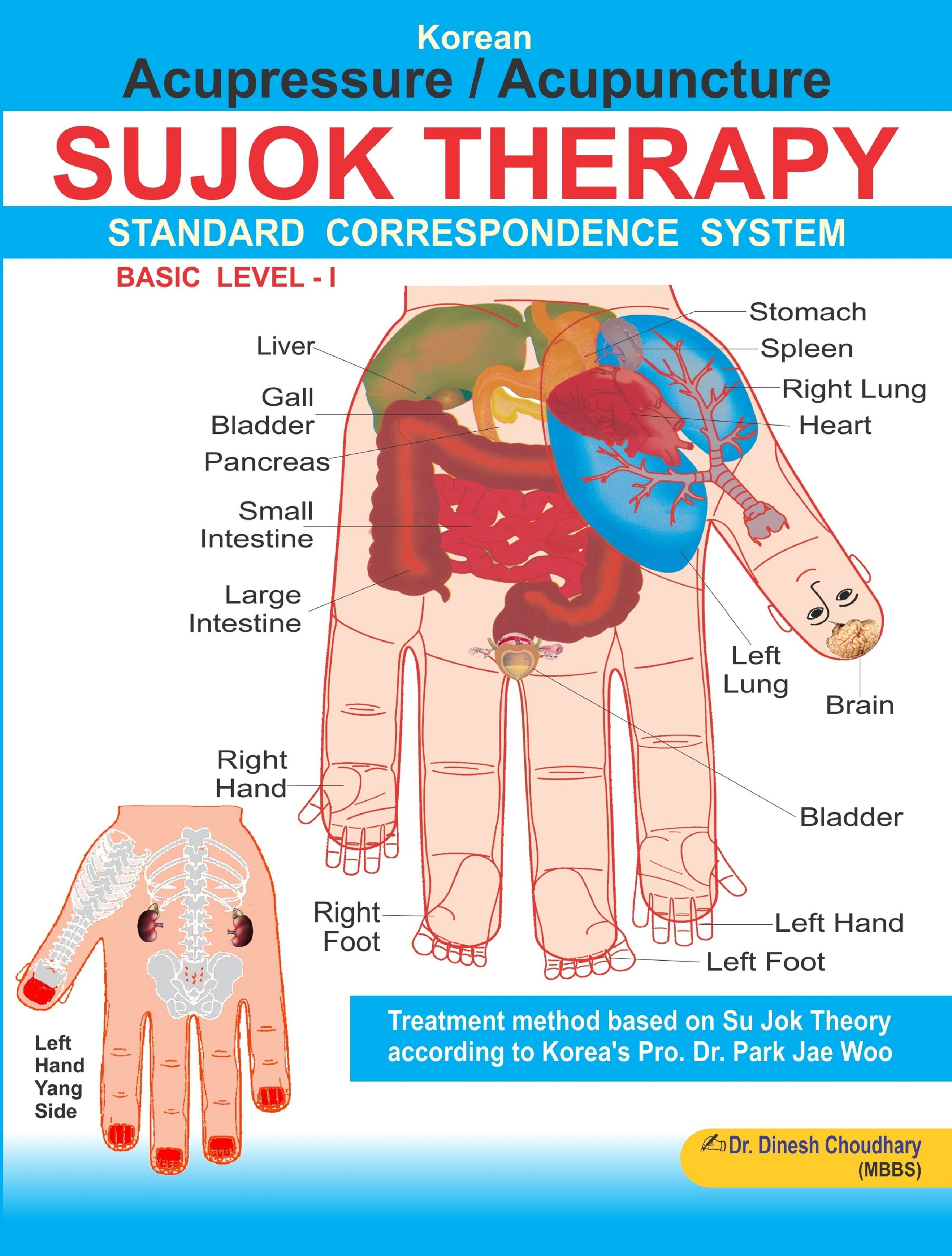 ACS Sujok Therapy Basic-I Dr.Dinesh Choudhary Book -English 