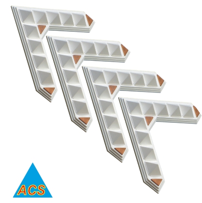 ACS Pyramid Vaastu Angle  Set of 4  - Wish Angle  - 720 
