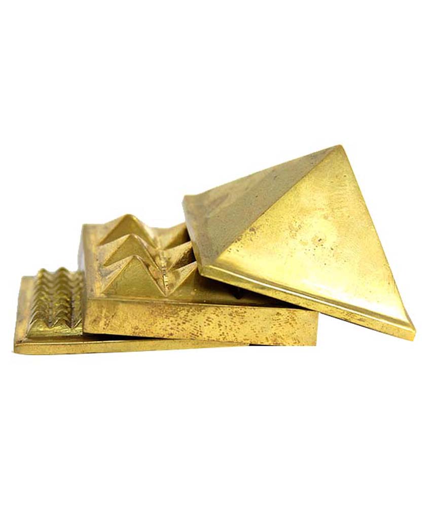 Pyramid Brass Set 4cm 
