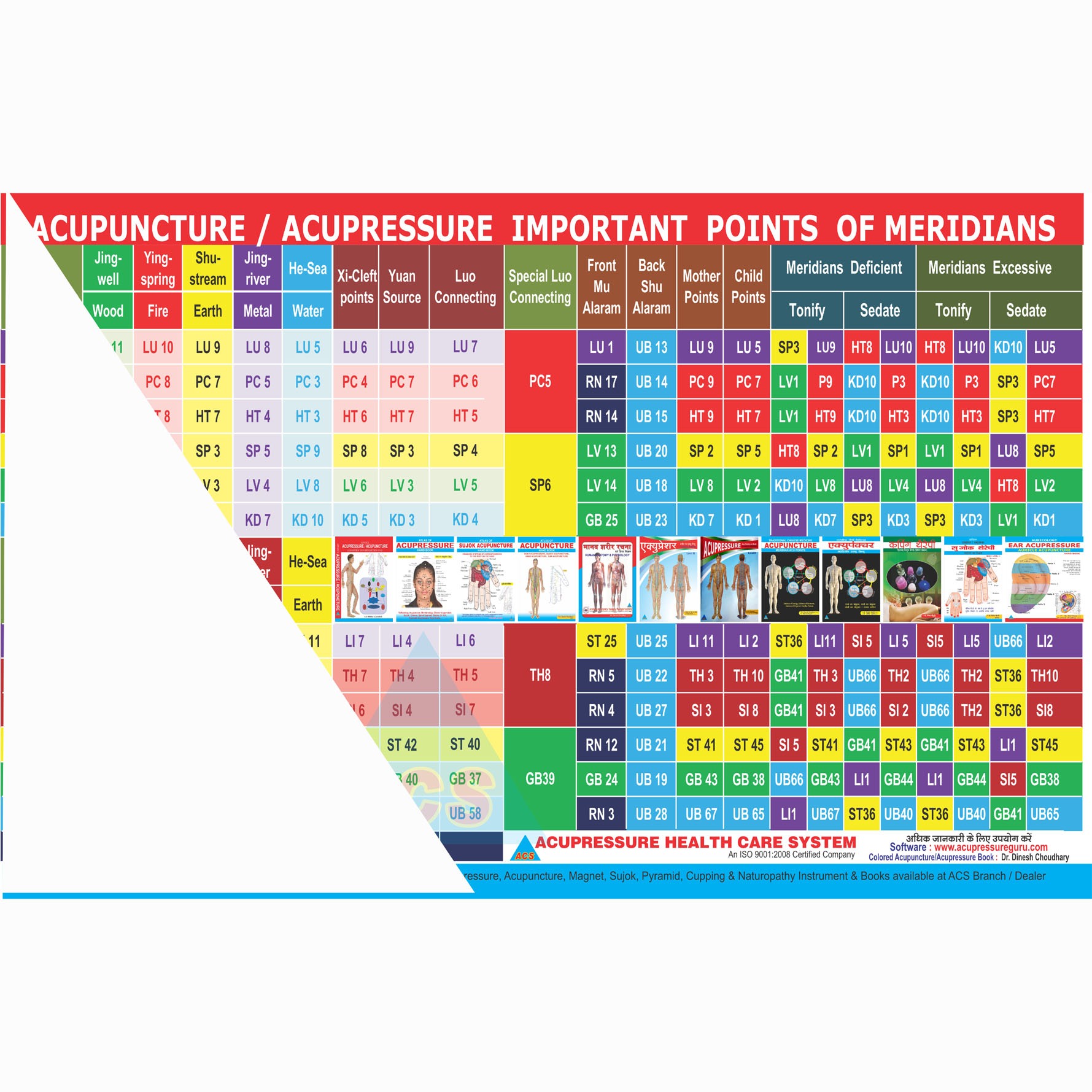 ACS Acupuncture/Acupressure-IMP Points Meridians 