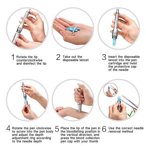ACS Cupping - HIJAMA Pen  With Needle-3/4/5 
