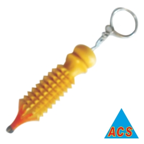 ACS Acupressure Jimmy Key Chain - Wood / Plastic 