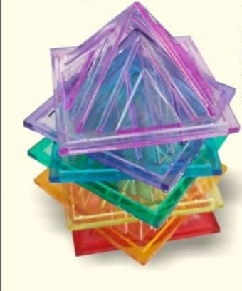 ACS Seven Chakra Pyramid - Set of  7 Colour 