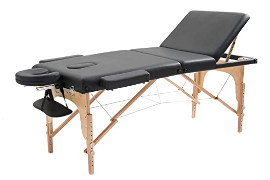 Treatment Massage Bed Wooden  (Triple Fold)  - AMT 