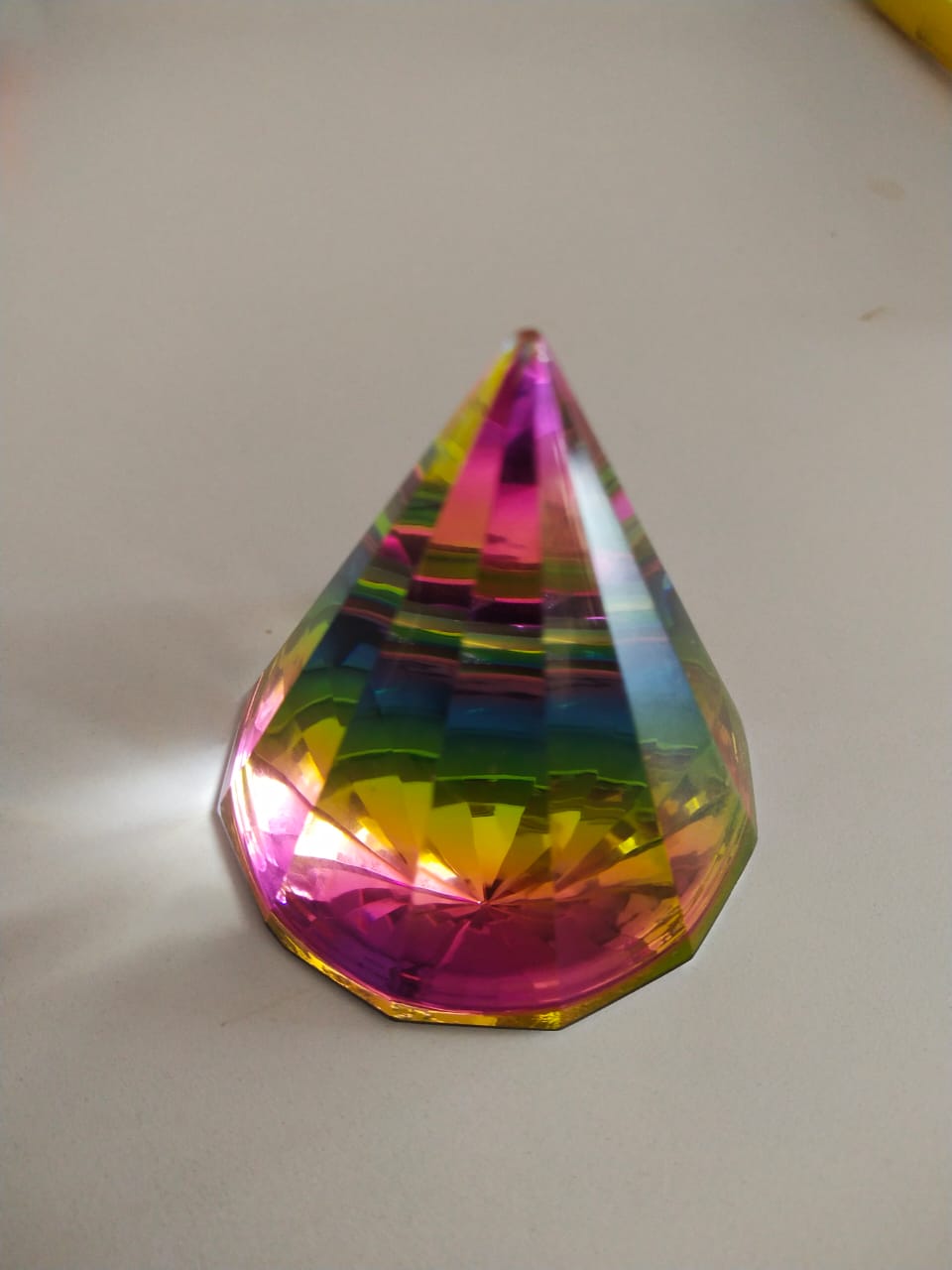 Crystal Pyramid RAINBOW Coloured -Big  - CPR 