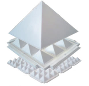 ACS Pyramid Set Without Copper- Economy Size 9'' 