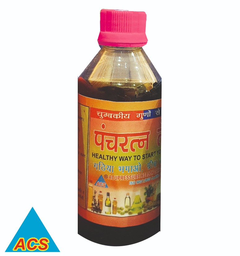 ACS Magnetic Pancharatna Oil 200 ml  Red  - 171 